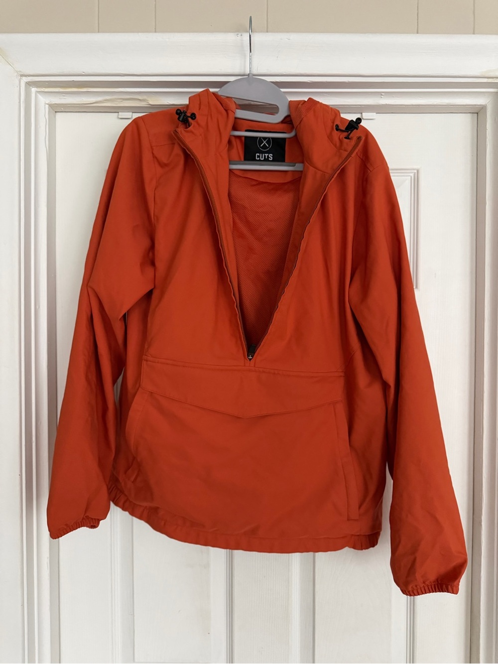 Cuts Clothing Orange Men's Bomber Anorak Jacket